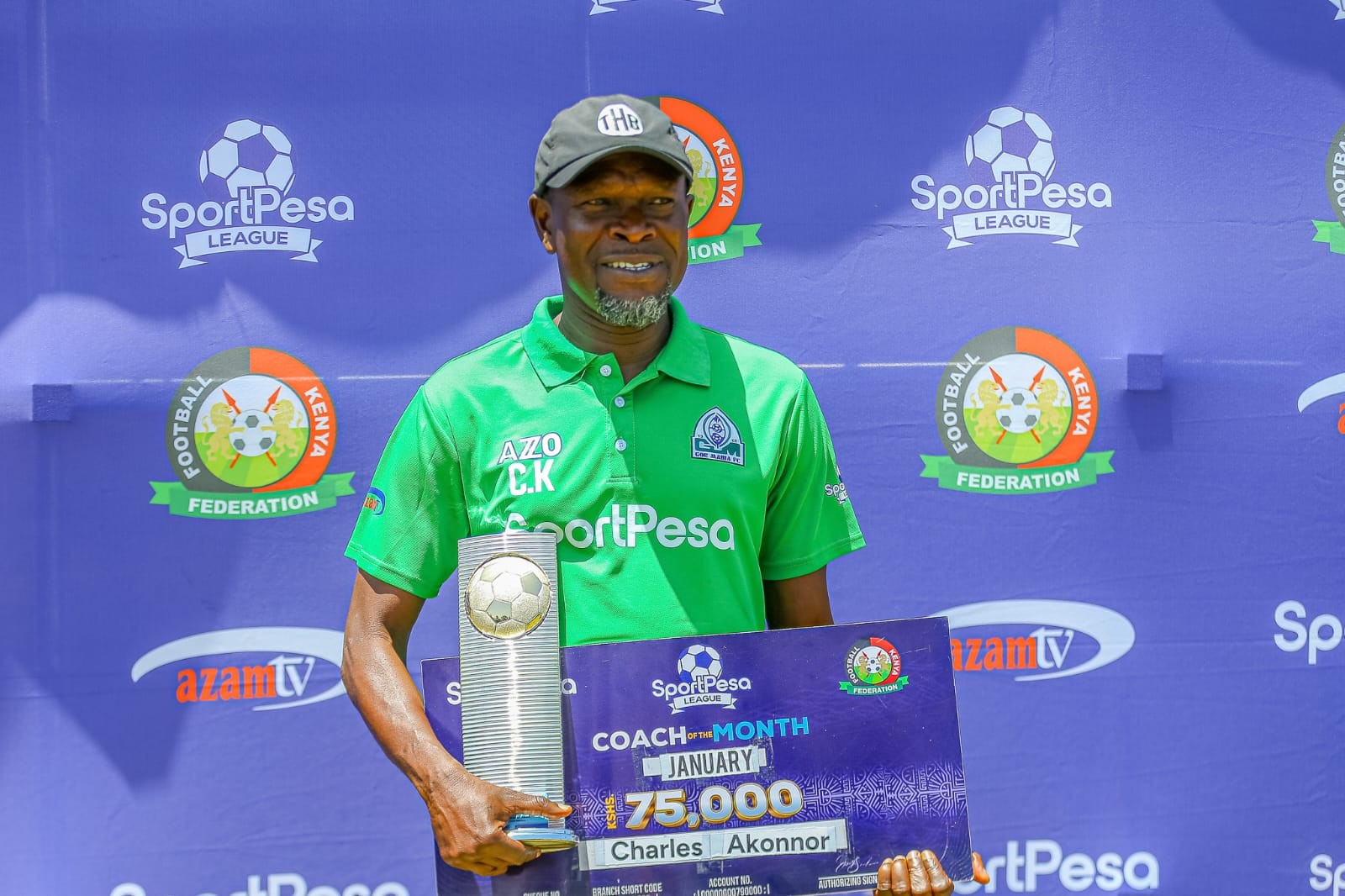 Gor Mahia Coach Charles Akonnor Coach of the Month