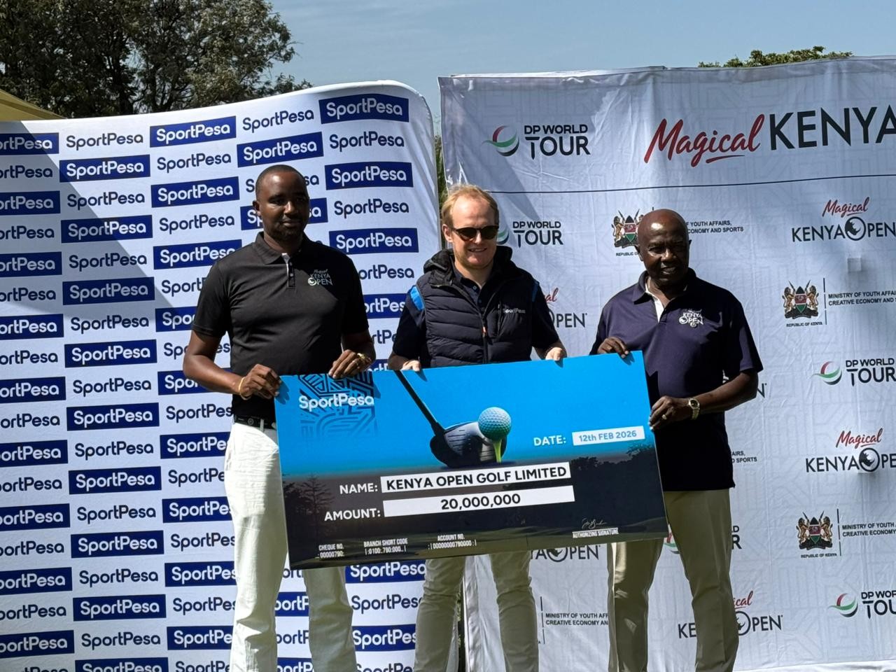 Magical Kenya Opens 2026 Gets KSh20 Million Lift as SportPesa Courts Elite Golf Audience