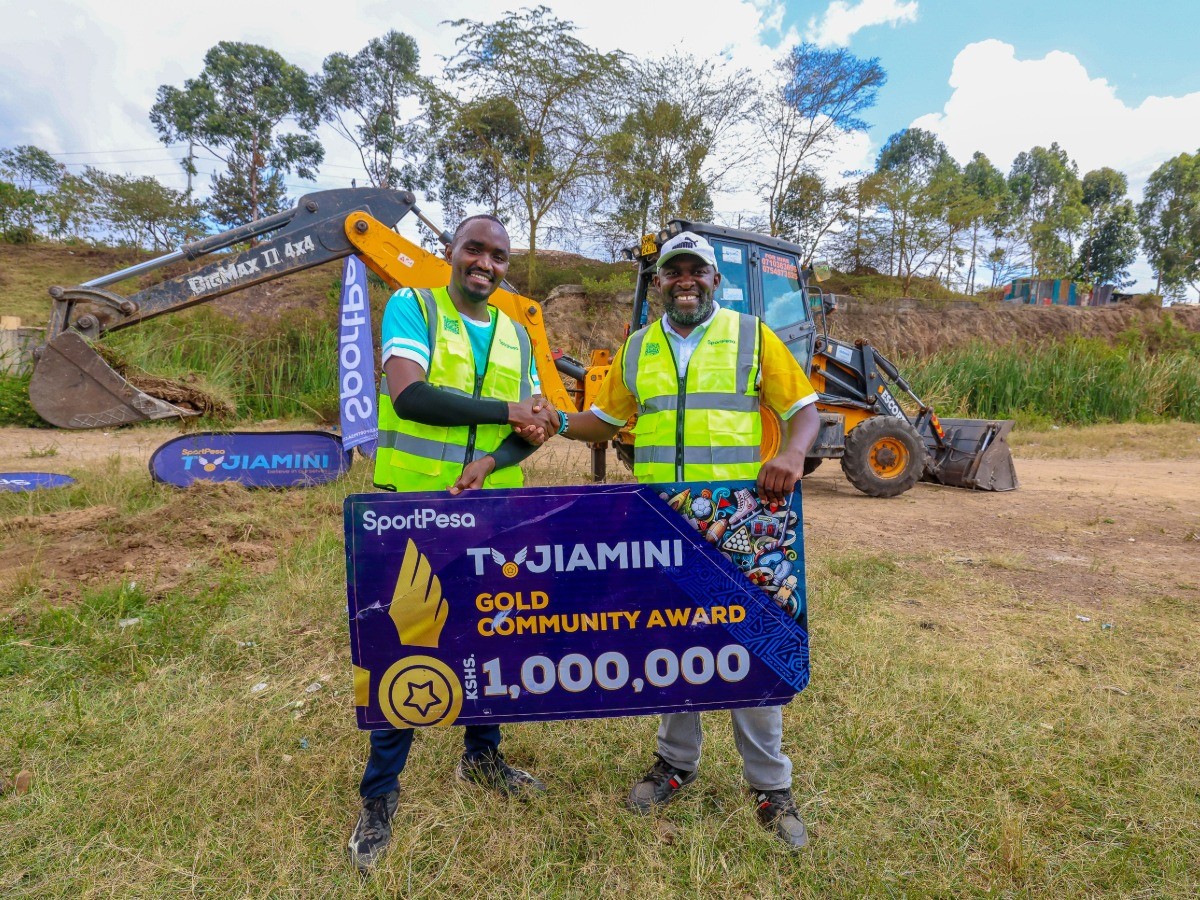SportPesa Builds New Volleyball Court for Highrise Youth
